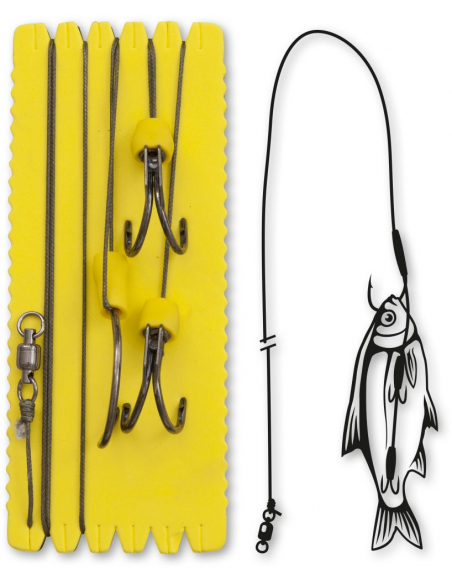 PRZYPON 6/0 BLACK CAT BOUY AND BOAT GHOST - 1