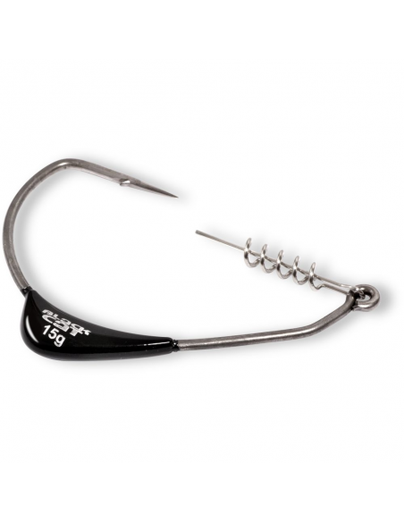 HACZYK 12/0 BLACK CAT MEGA-OFFSET-HOOK DG 15G - 2