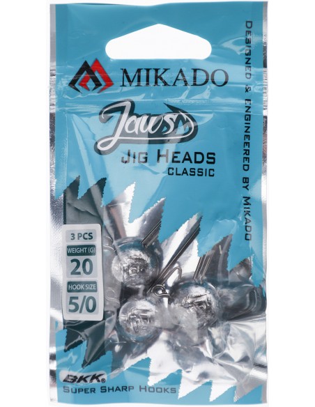 GŁÓWKA JIGOWA MIKADO JAWS CLASSIC - 10gr-2 BN 1szt - 3