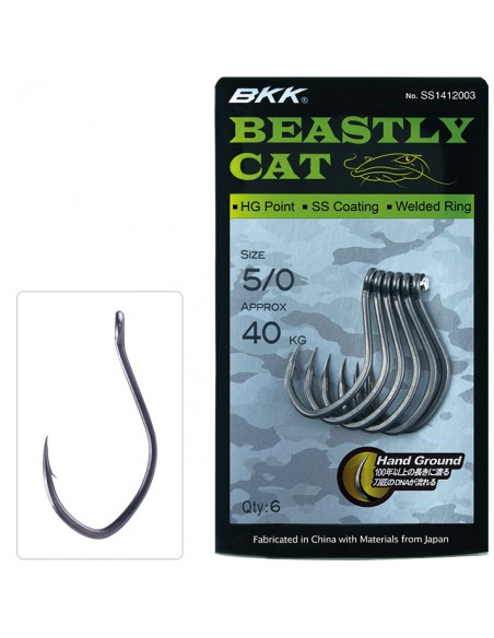 HACZYK BKK BEASTLY CAT nr 5/0 SUPER SLIDE - 1