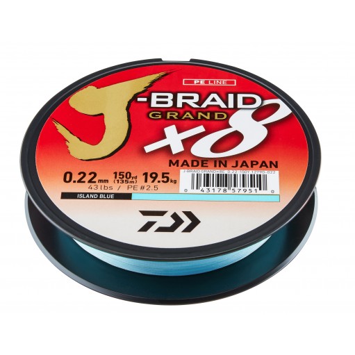 PLECIONKA DAIWA J-BRAID GRAND X8E 0.10mm-135m IB - 3