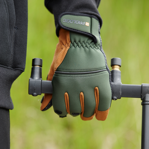 RĘKAWICZKI PROLOGIC NEOPRENE GRIP M GREEN/BLACK - 3