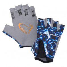 RĘKAWICZKI SAVAGE GEAR MARINE HALF GLOVE XL SEA B