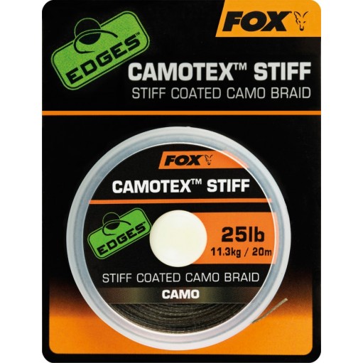 PLECIONKA FOX CAMOTEX STIFF - 25LB - 1