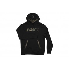 BLUZA FOX LW BLACK/CAMO PRINT PULLOVER HOODY - XL