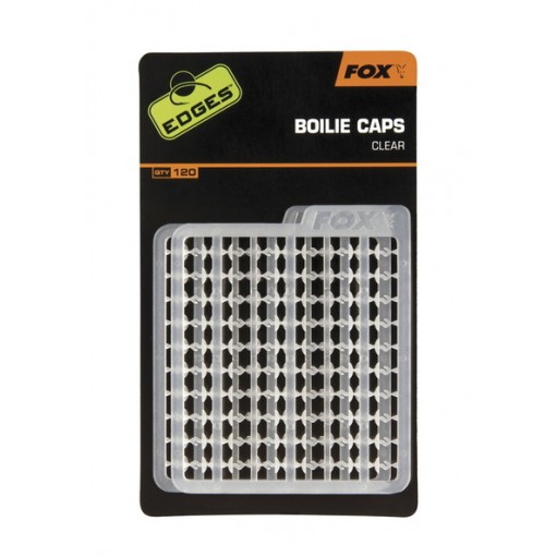 STOPERY FOX EDGES BOILIE CAPS CLEAR 120szt - 1
