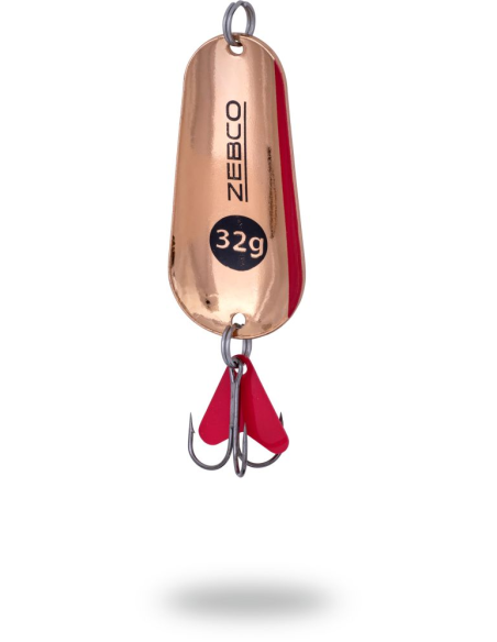 BŁYSTKA ZEBCO TROPHY Z-SLIDE 16g 4,8cm MIEDŹ/CZERW tyl