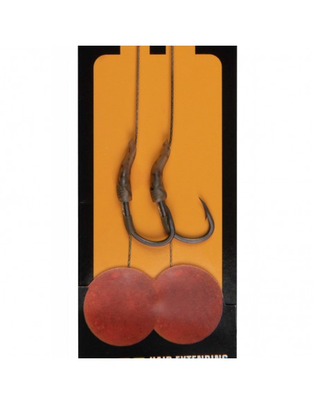 PRZYPON FOX EDGES WIDE GAPE CAMOTEX SEMI STIFF 8 (2SZT.) - 2