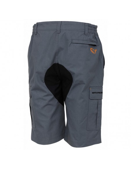SPODENKI SAVAGE GEAR FIGHTER SHORTS CASTLEROCK GREY L - 3