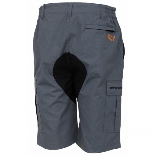 SPODENKI SAVAGE GEAR FIGHTER SHORTS CASTLEROCK GREY XXL - 3