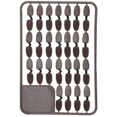 STOPERY DAM MADCAT PELLET STOPS 2X25PCS L DARK BROWN - 1