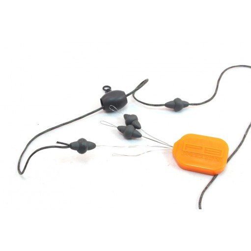 PB PRODUCTS DT X-SMALL NAKED CHOD RUBBER & BEAD 4SZT OGRANICZNIK DO CHOD DOCIĄŻONY - 3