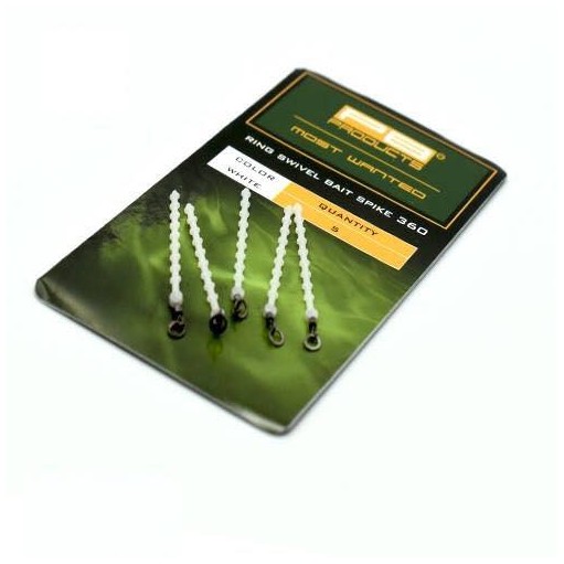 PB PRODUCTS RING SWIVEL BAIT SPIKE 360 5SZT. SZTYWNY WŁOS DO POP UP - 2
