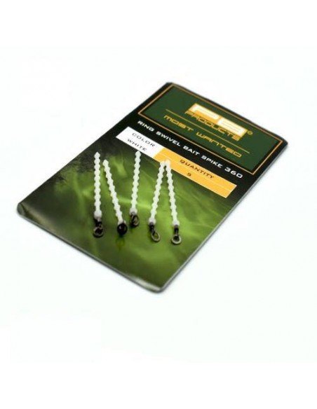 PB PRODUCTS RING SWIVEL BAIT SPIKE 360 5SZT. SZTYWNY WŁOS DO POP UP - 2