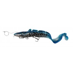 PRZYNĘTA SAVAGE GEAR 3D LINE THRU BURBOT 36CM 216G BLUE SILVER UV - 1