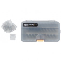 PUDEŁKO SAVAGE GEAR LUREBOX SMOKE 2B 16.1X9.1X3.1CM - 1