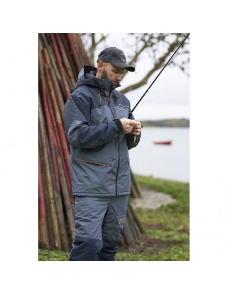 KOMBINEZON SAVAGE GEAR THERMO GUARD 3-PIECE SUIT XXL CHARCOAL GREY MELANG irl3