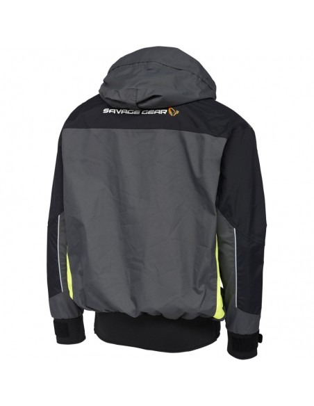 KURTKA SAVAGE GEAR COASTAL RACE SMOCK M GREY tyl