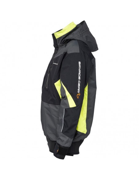 KURTKA SAVAGE GEAR COASTAL RACE SMOCK M GREY bok