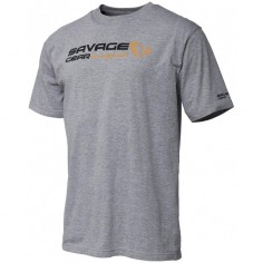 KOSZULKA SAVAGE GEAR SIGNATURE LOGO T-SHIRT M GREY MELANGE