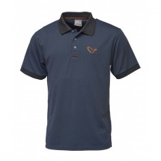 KOSZULKA SAVAGE GEAR SIMPLY SAVAGE 3-STRIPES POLO SHIRT XL OMBRE BLUE