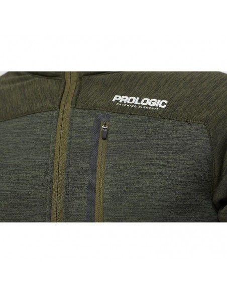 BLUZA PROLOGIC TECH FLEECE M GREEN MELANGE
