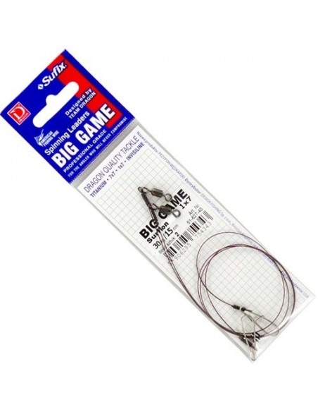 PRZYPON DRAGON 7 X 7 SURFLON 30 KG BIG GAME 35 CM 2SZT. - 2