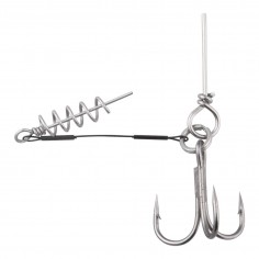 DOZBROJKA Z KORKOCIĄGIEM DRAGON - A.F.W. - KOTW.ROZMIAR2/0 1 X 7 SURFLON 27 KG CZARNY 8 CM 2 SZT. - 1