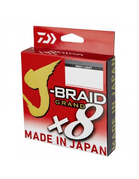 PLECIONKA DAIWA J-BRAID GRAND X8 0.16MM/135M GRAY LIGHT - 3