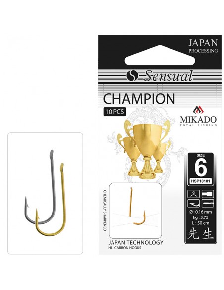 PRZYPONY MIKADO SENSUAL CHAMPION NR 10 G 0.12MM/70CM - 1