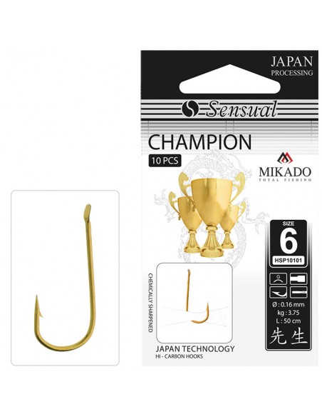 PRZYPONY MIKADO SENSUAL CHAMPION NR 10 G 0.12MM/70CM - 2